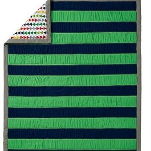 Hanna Andersson Twin Reversible Rugby quilt